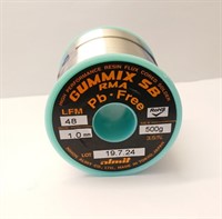 Lödtenn Gummix SB RMA LFM 48 3,5%  ø1,0mm 500g